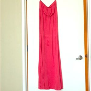 Strapless maxi dress/beach cover up 🌴